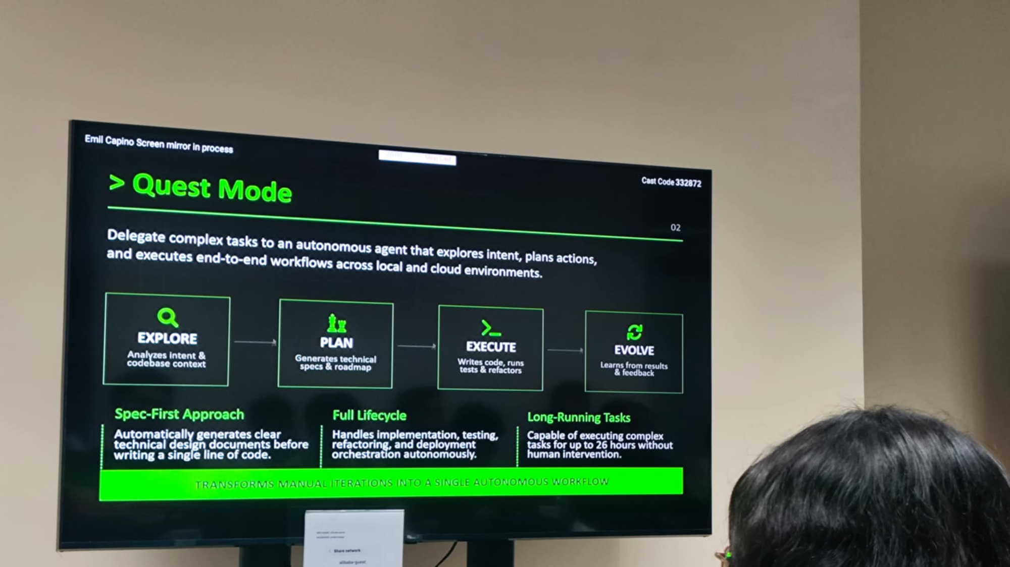 Quest Mode - AI Autonomous Agent Workflow